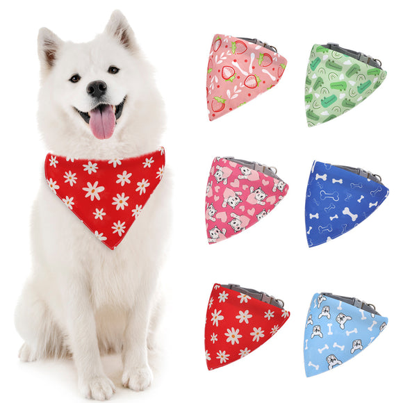 Babero Triangular Absorbente con Diseño de Gatos y Perros