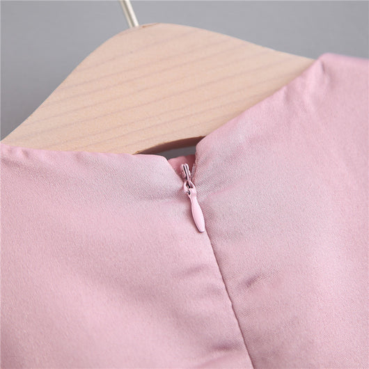 Vestido Infantil con Bordado Tridimensional para Niña - Image 10