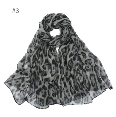 Pañuelo Protector Solar Estampado Leopardo para Viajes - Diseño Clásico Versátil - Image 19