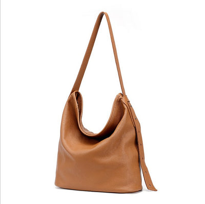 Bolso Bandolera de Cuero Genuino - Diseño Minimalista Versátil - Image 14