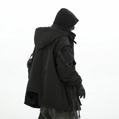 Chaqueta Funcional con Capucha y Cinta Móvil para Hombre - Algodón Invierno - Image 6