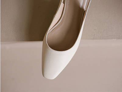 Zapatos de Cuero con Talón Descubierto y Tacón Grueso - Image 16