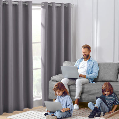 Cortinas Modernas Térmicas Bloqueadoras de Luz - Tela Gruesa Opaca Aislante - Image 6