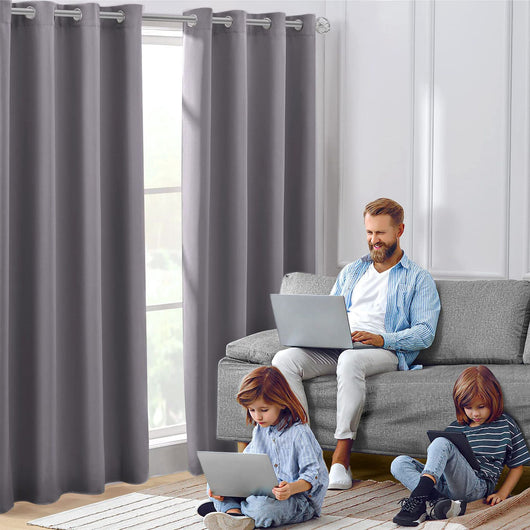 Cortinas Modernas Térmicas Bloqueadoras de Luz - Tela Gruesa Opaca Aislante - Image 6