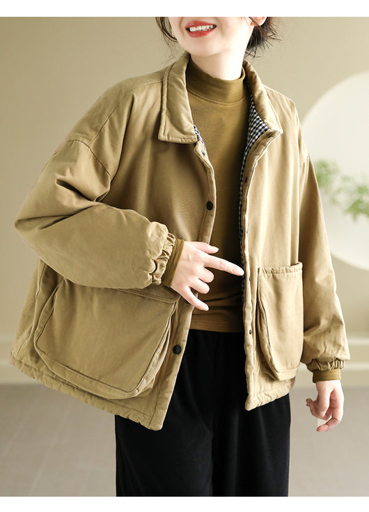 Abrigo Acolchado Talla Grande para Mujer con Bolsillos - Calidez y Comodidad - Image 13