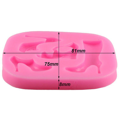 Molde de Silicona para Fondant Tacones Altos Combinado - Image 5