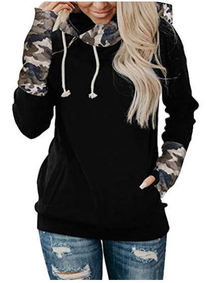 Sudadera Estampada con Capucha Acolchada y Costuras Decorativas - Image 6