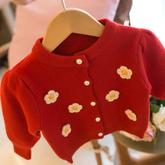 Cardigan Infantil Floral para Niñas - Image 17