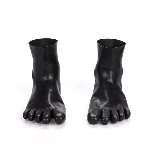 Calcetines Cortos de Látex Tridimensionales con Cinco Dedos - Image 2