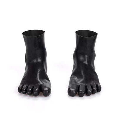 Calcetines Cortos de Látex Tridimensionales con Cinco Dedos - Image 2