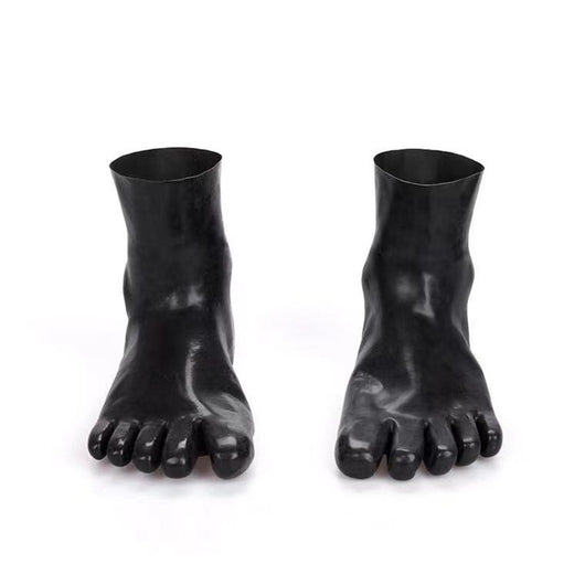 Calcetines Cortos de Látex Tridimensionales con Cinco Dedos - Image 2