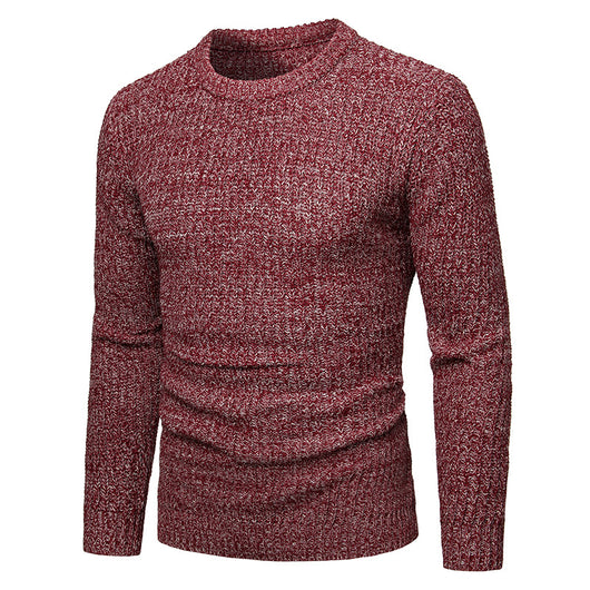 Suéter Cuello Redondo para Hombre - Pullover Casual de Manga Larga - Image 12