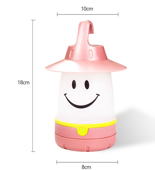 Lámpara LED Sonriente para Tienda de Campaña Infantil - Luz Nocturna Decorativa - Image 12