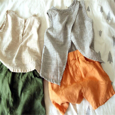 Shorts Infantiles de Algodón y Lino - Image 5
