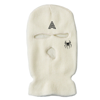 Gorro Tejido Cálido con Bordado de Araña y Tres Agujeros - Image 12