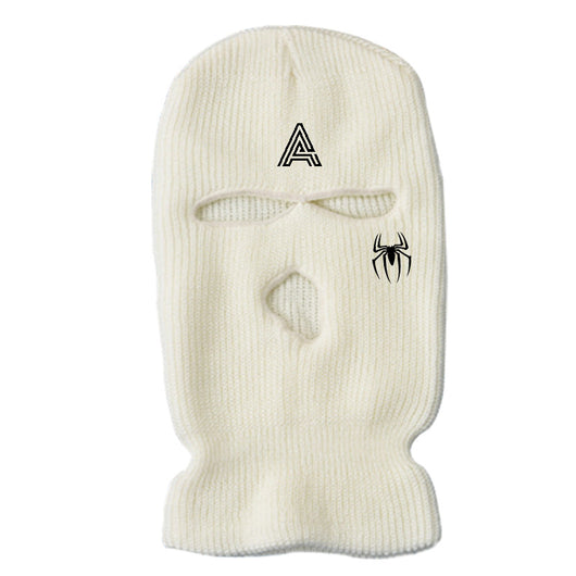Gorro Tejido Cálido con Bordado de Araña y Tres Agujeros - Image 12