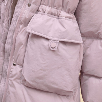 Abrigo Acolchado Largo para Mujer - Elegancia y Calidez Hasta la Rodilla - Image 20