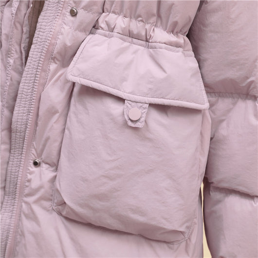 Abrigo Acolchado Largo para Mujer - Elegancia y Calidez Hasta la Rodilla - Image 20