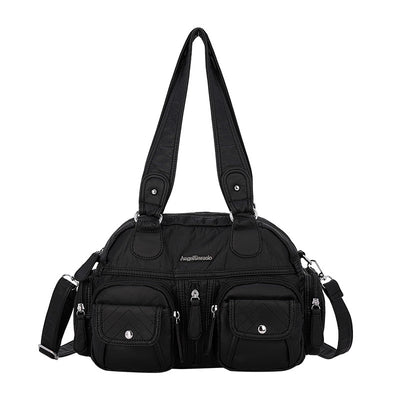 Bolsa Mensajera Casual Coreana de Color Liso - Image 5