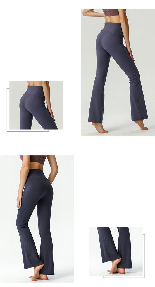 Pantalones Yoga Cintura Alta Doble Faz Elásticos para Mujer - Image 21