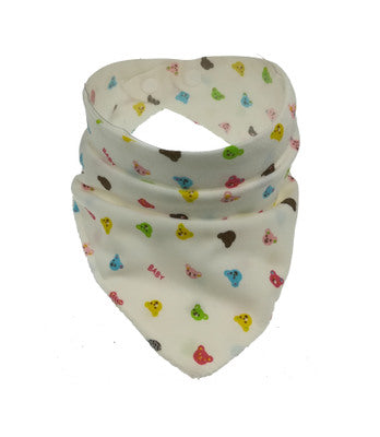 Baberos Impermeables Triangulares de Algodón con Diseños Infantiles - Image 35