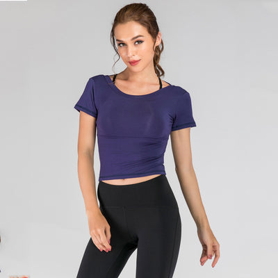 Blusa Deportiva Corta para Fitness - Image 5