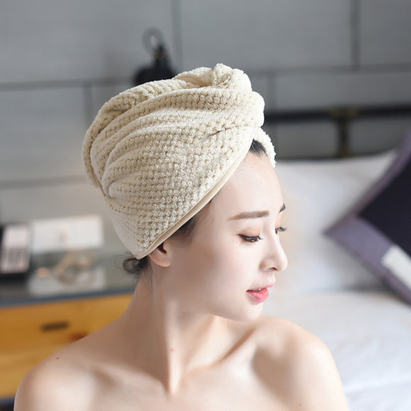 Toalla de Ducha Súper Absorbente para Cabello Seco
