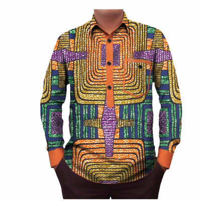 Playera de Algodón con Estampado Batik para Hombre - Image 10