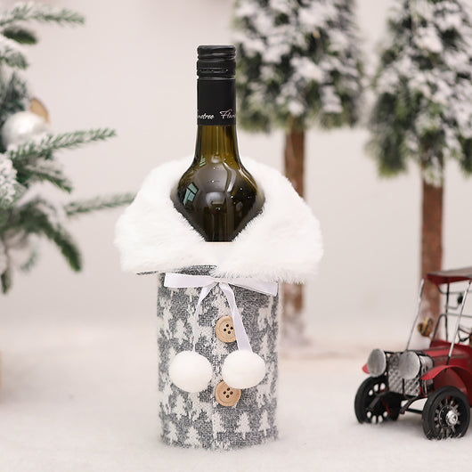 Funda Protectora Navideña para Botellas de Vino - Decoración de Mesa y Hogar - Image 16