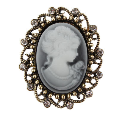 Broche Retro de Belleza con Diamantes - Image 9