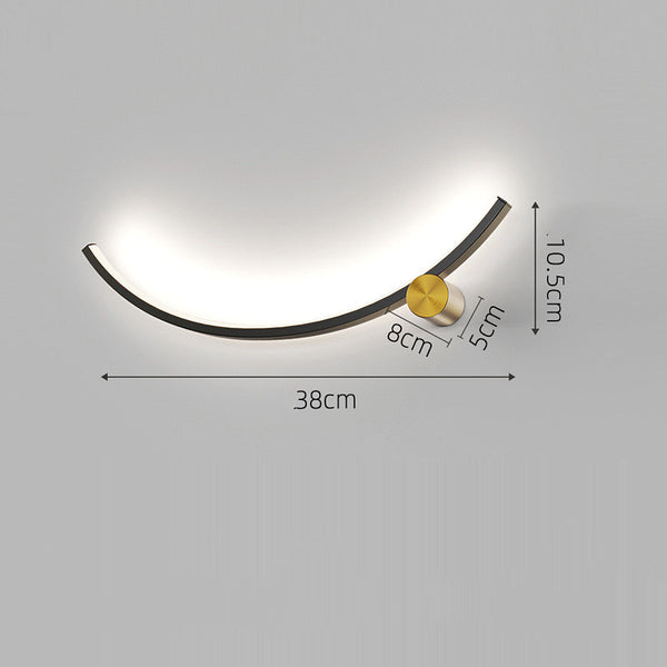 Lámpara de Pared Nórdica Minimalista para Dormitorio - Image 4