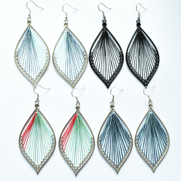 Aretes de Hojas Artesanales