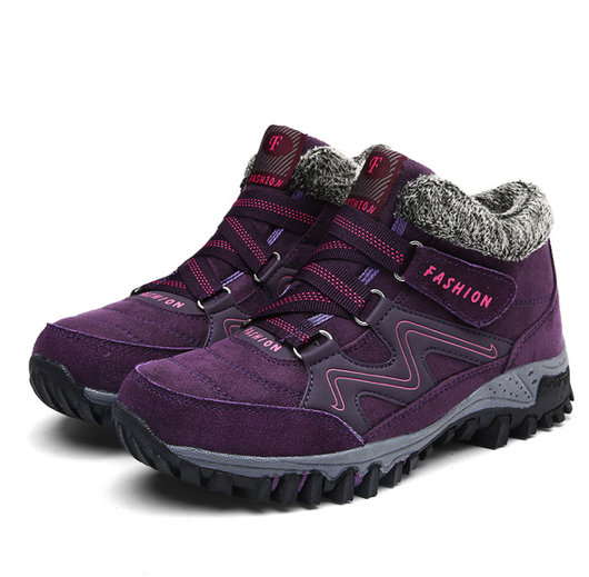 Zapatos de Algodón para Mujer con Forro de Terciopelo Cálido para la Nieve - Image 62
