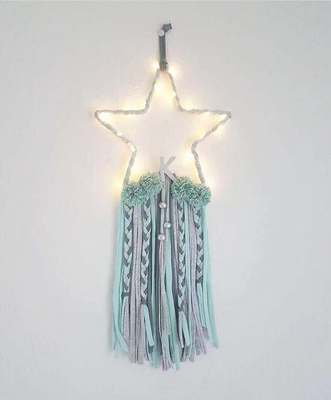 Tapiz de Pared con Estrella de Cinco Puntas Iluminada - Image 2