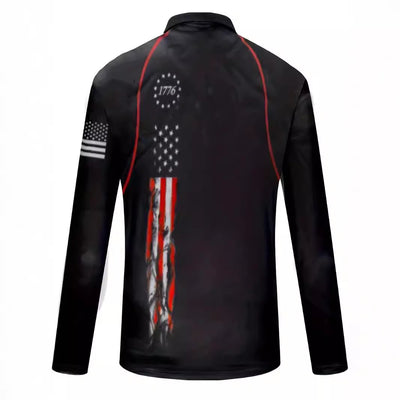 Polo Deportivo Manga Larga con Cierre para Hombre - Image 3