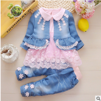Conjunto Denim Primavera para Niñas - Image 6