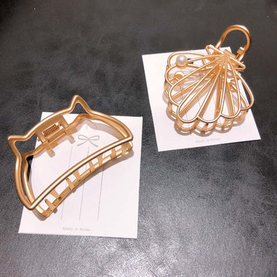 Pinzas para Cabello con Diseño Hueco de Gato - Image 3