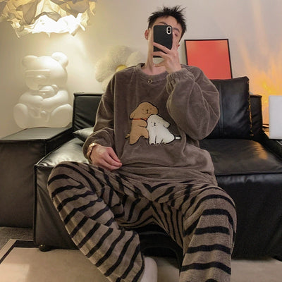 Pijama Térmico de Franela para Hombre - Conjunto Invierno Cálido y Confortable - Image 14
