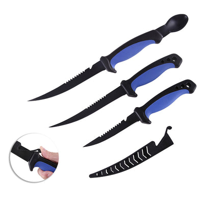 Funda Protectora para Cuchillo de Pesca en Acero Inoxidable con Filo de Fósforo