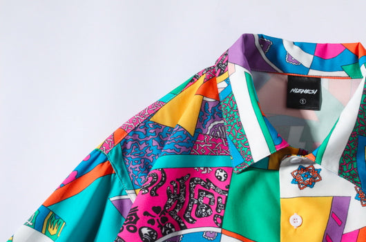 Camisa Holgada Hip Hop para Hombre - Image 7