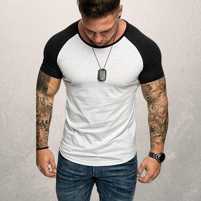 Playera Raglan Bloques de Color para Hombre - Image 15