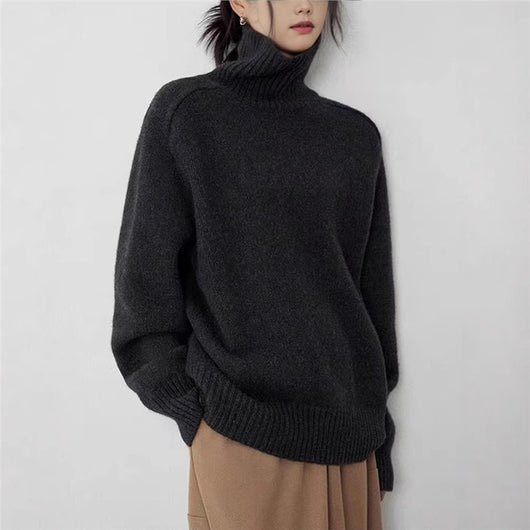 Suéter de Cuello Alto en Lana para Mujer - Image 3