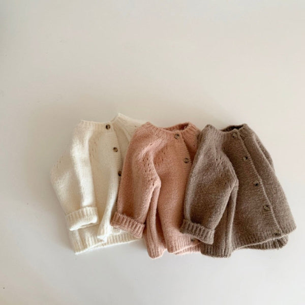 Cardigan de Lana Tejida Premium