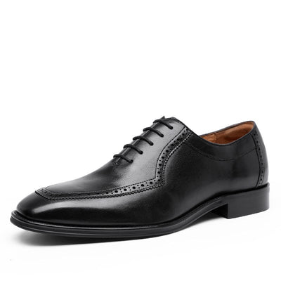Zapatos Oxford Ejecutivos de Cuero Retro con Punta Cuadrada y Suela Flexible - Image 11