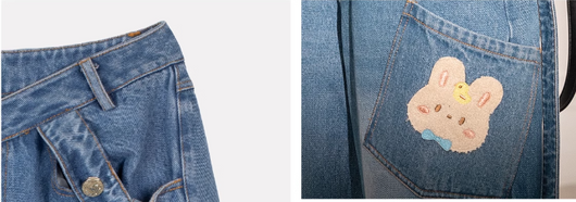 Jeans Talle Alto Pierna Ancha para Mujer - Image 8