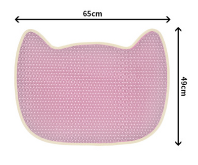Tapete Antideslizante para Gatos - Protector de Piso para Arenero y Comedero - Image 8