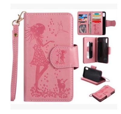 Funda Protectora de Cuero iPhone 7 y 6 Plus con Diseño Grabado y Compartimentos para Tarjetas - Image 6