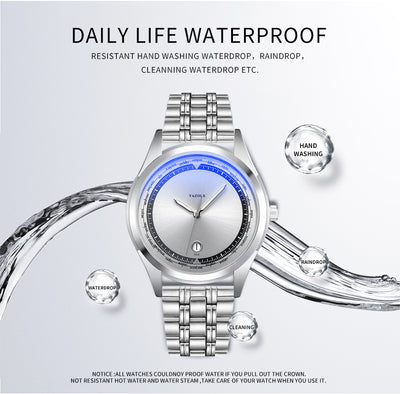 Reloj de Lujo para Hombre - Acero Inoxidable, Resistente al Agua y Luminoso - Image 10