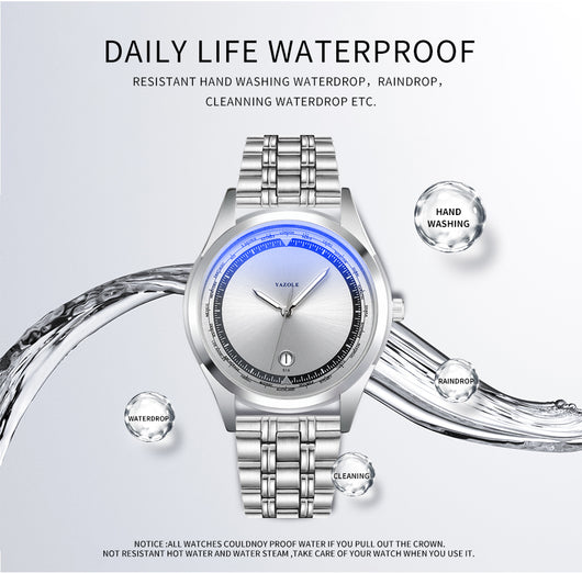 Reloj de Lujo para Hombre - Acero Inoxidable, Resistente al Agua y Luminoso - Image 10
