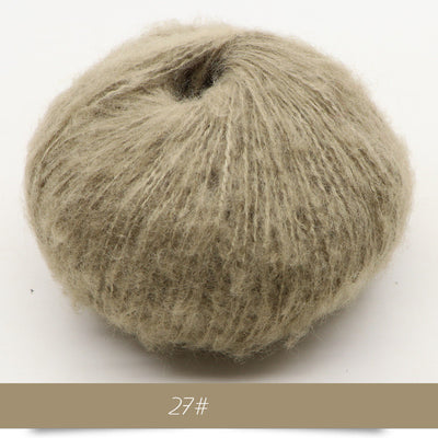 Suéter y chal de mohair para bebé con detalle de tejido - Image 51